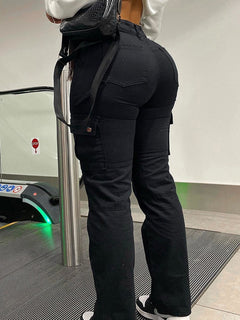 ハイウエストカーゴパンツ スタイリッシュ