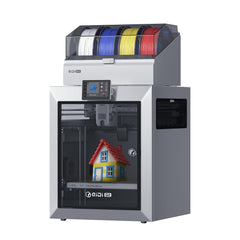 QIDI Q2 3D Printer 2025 Upgrade, Enclosed FDM with 65℃ Heated Chamber, Ultra Air Filtration, 600mm/s High Speed, AI Camera, Full Auto Leveling, 270x270x256mm Build Volume, from Beginner to Expert