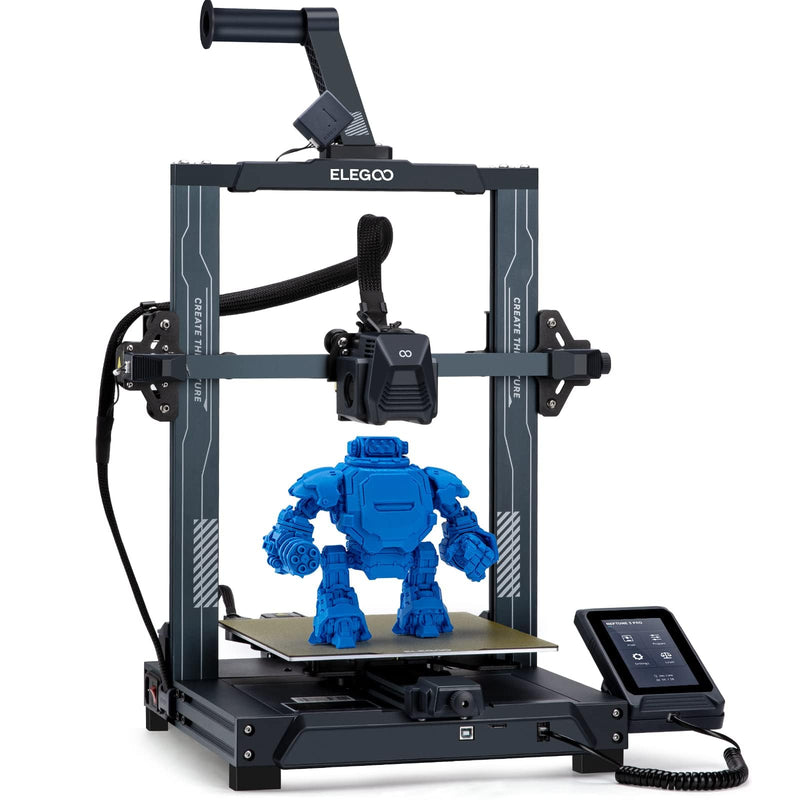 ELEGOO Centauri Carbon 2 Combo Multi Color 3D Printer, CoreXY 500mm/s High Speed Multicolor Printing with Canvas, 1-Click Full Auto Leveling and 350°C High-Temp Nozzle, 256x256x256mm Build Volume