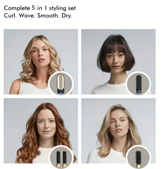 5-in-1 マルチヘアスタイラー＆カールアイロン