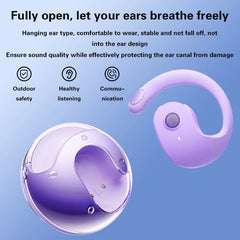 Wireless Bluetooth AI Real-time Language Translation Earphones 144 Languages Ear Hanging Headphone Translator For Busine